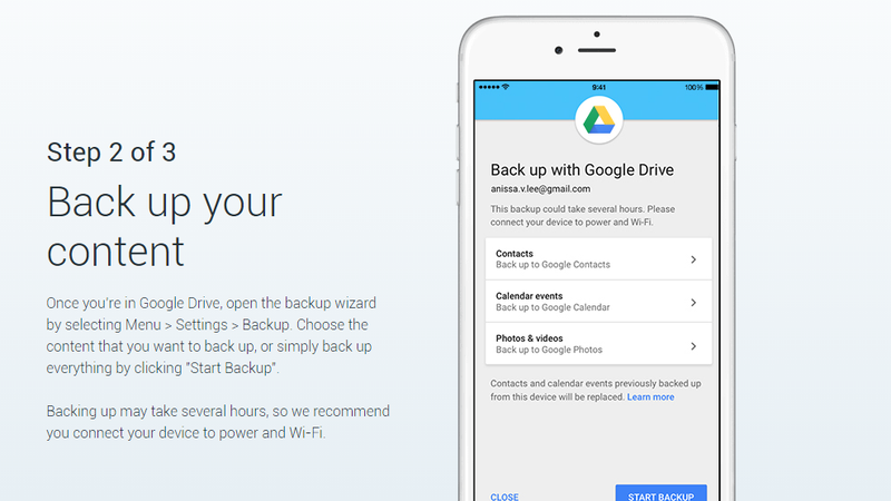 photo of Google's New Drive Backup Tool Makes Switching From iOS to Android Easier image