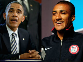 Barack Obama (Getty Images);Ashton Eaton (Getty Images)