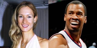 Carolyn Moos and Jason Collins (Getty Images)