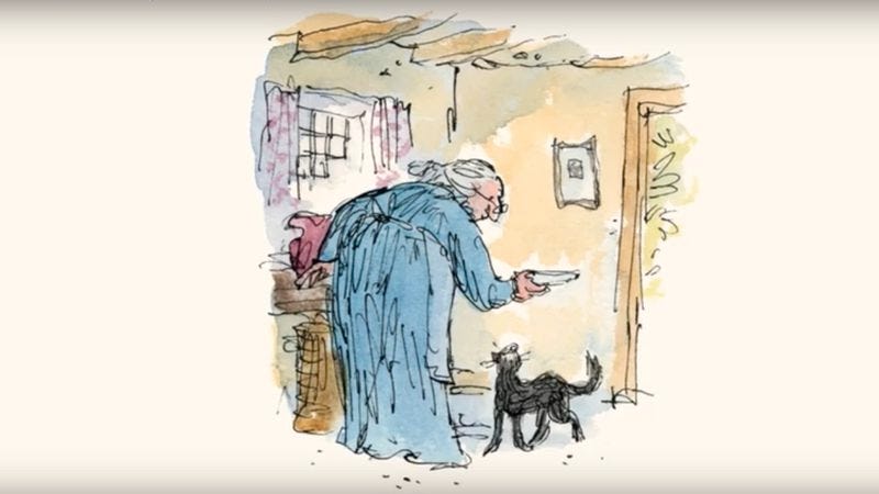 "The Tale Of Kitty-In-Boots" by Beatrix Potter (Illustration: Quentin Blake)