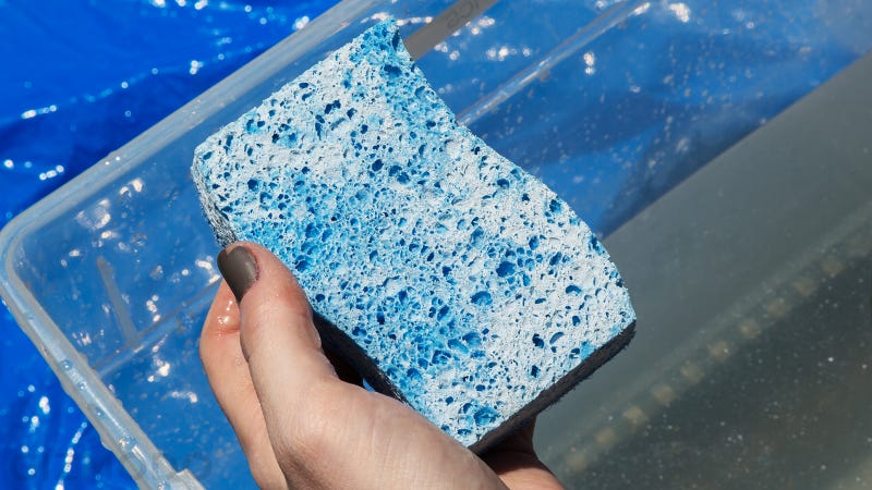 hydrophobic sand in water