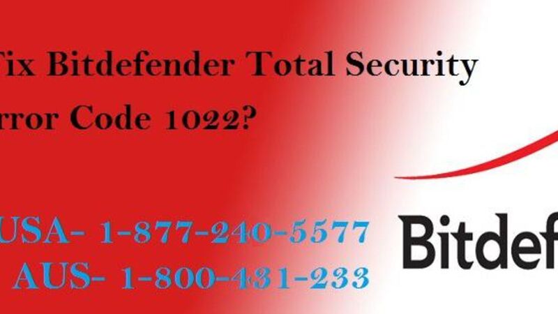 Bitdefender Error Code 1022