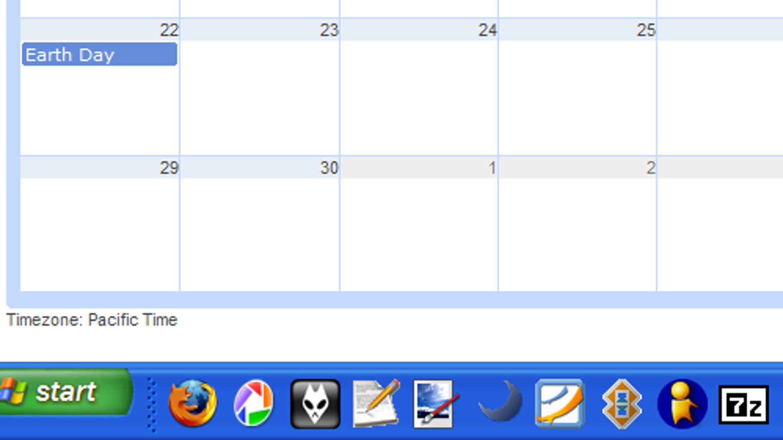 acalendar for pc