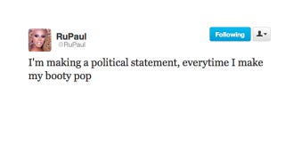 Illustration for article titled RuPaul Knows How to Make a Political Statement