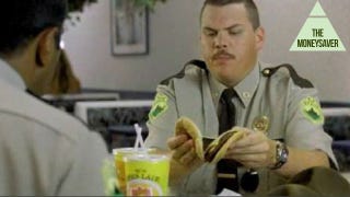 Illustration for article titled Double Bacon Cheeseburger, It's for a Cop