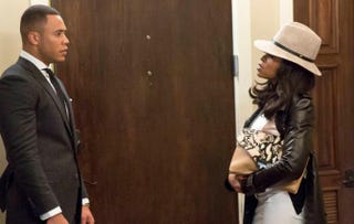 Trai Byers as Andre Lyon and Taraji P. Henson as Cookie in EmpireFox