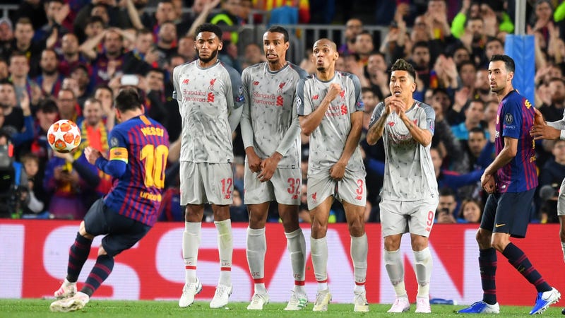 Liverpool's Terrified Faces During Lionel Messi's Free Kick, Ranked ...