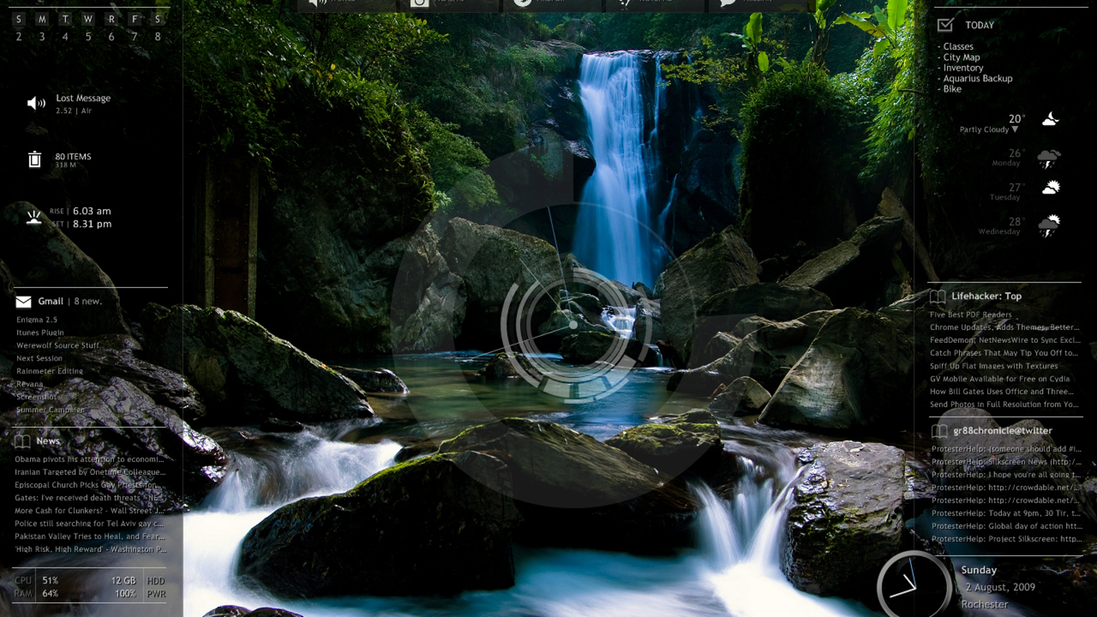 best rainmeter desktops