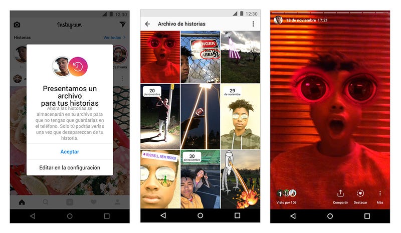 Usuarios de Instagram ya pueden descargar las historias