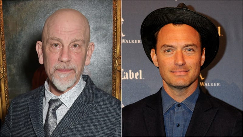 Malkovich (l) and Law (r)