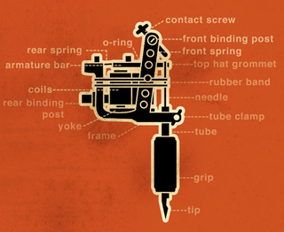 Illustration for article titled So This Is What A Tattoo Machine Is Made Of