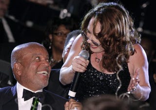 Teena Marie serenades Motown founder Berry Gordy.