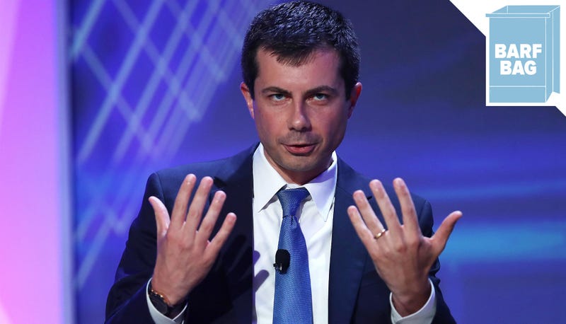 Illustration for article titled How Dry Is Pete Buttigieg's Skin Right Now?
