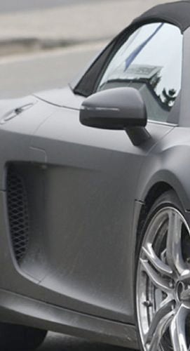 Audi R Spyder Spotted With Top On Yet Naked