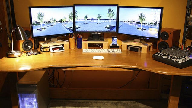 The Elevated Monitors Workspace