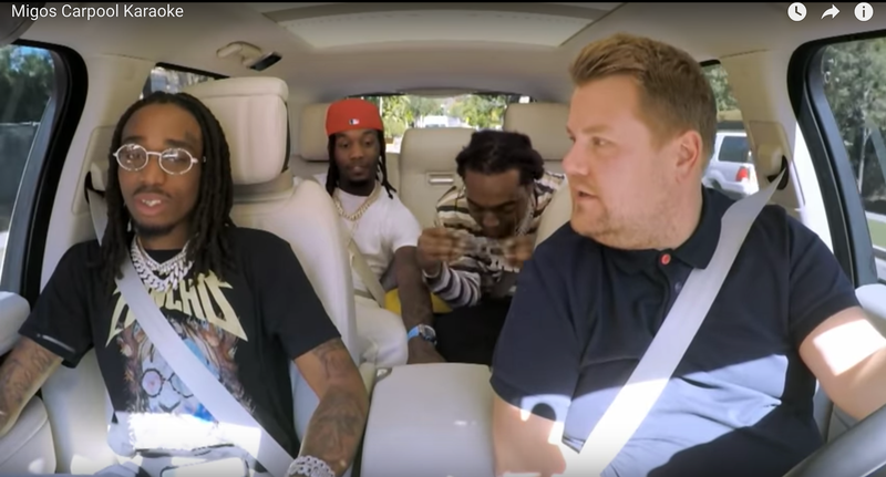 Illustration for article titled Migos Gave James Corden One of His Best Carpool Karaoke Bits Yet