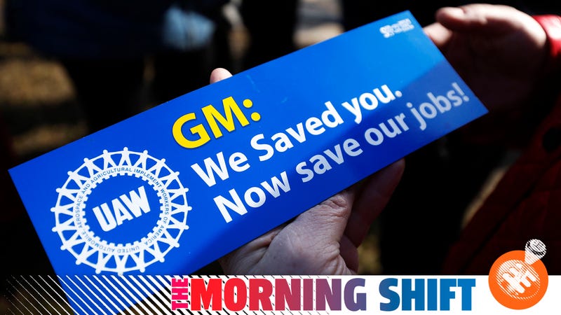 WARREN, MI - FEBRUARY 22: Members of United Auto Workers hold a prayer vigil at the General Motors Warren transmission plant on February 22, 2019 in Warren, Michigan. Nearly 300 people are fired at the plant as a result of GM's decision to idle Warren's facility.