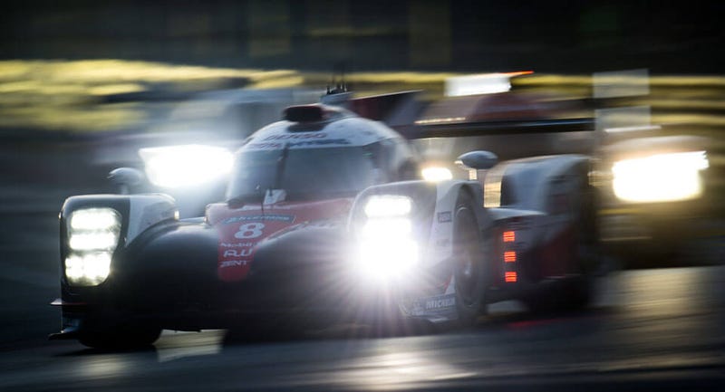 Illustration for article titled Best Headline: Buy A V10 And Go Hunting For Hybrid Toyotas At Le Mans