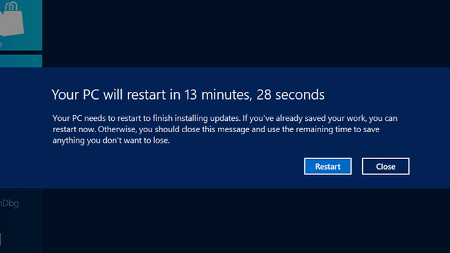 no updates are installed on this computer