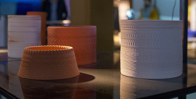 photo of Artists Turn Sound Into Ceramics with Custom 3D Printer image