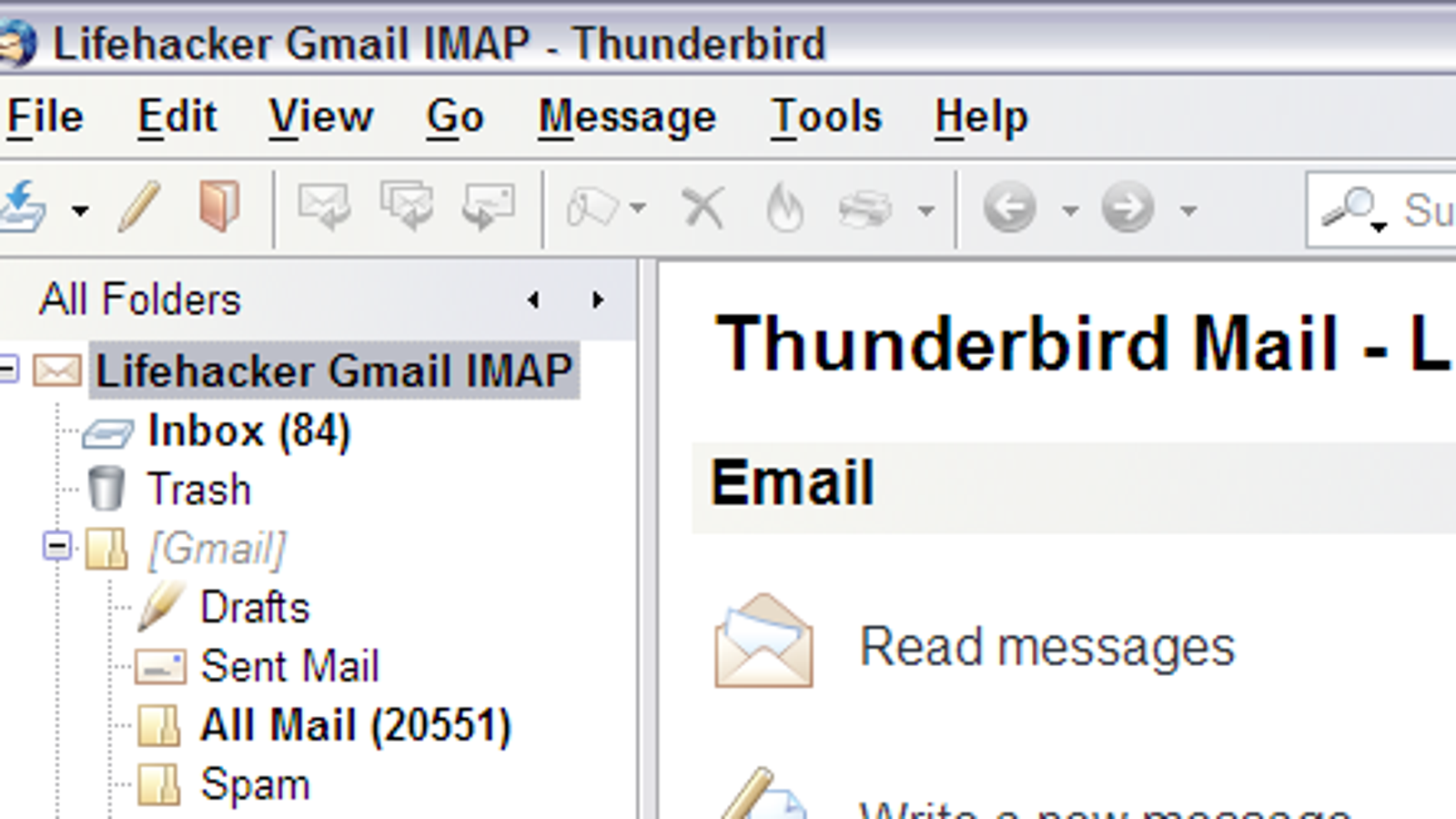 gmail not working mozilla thunderbird portable