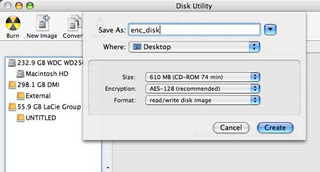 create encrypted folder mac