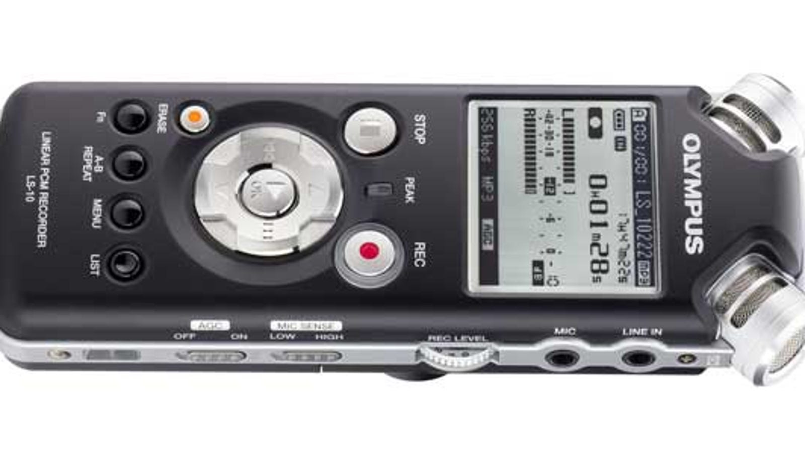 Olympus LS10 PCM Stereo Recorder Is a Studio in Your Pocket