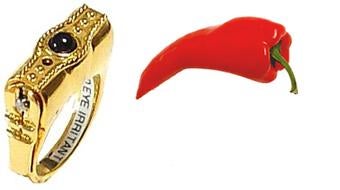 Illustration for article titled Self Defense with the Pepper Spray Ring