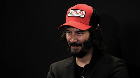 Everybody Shut Up And Look At Keanu Reeves On A Horse