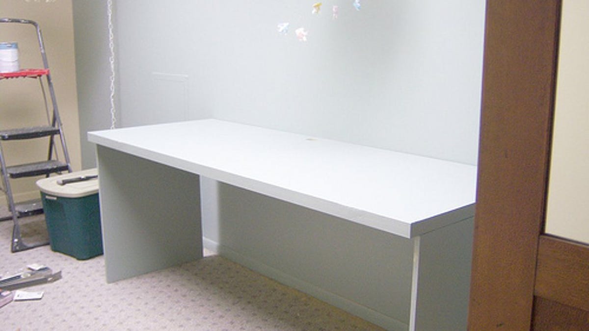 Workspace Inspiration Embracing The Door As Desk Option