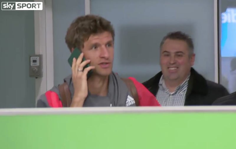 Illustration for article titled Sorry, Thomas Müller Can't Talk Right Now
