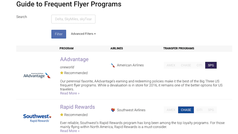 What airline has a Rapid Rewards program?