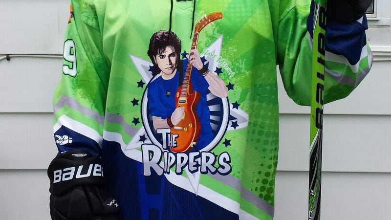 Illustration for article titled Everywhere you look, there’s something to love about this majestic Full House hockey jersey