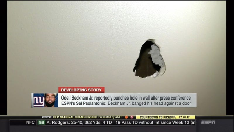 Illustration for article titled Report: The Packers Still Have A Hole In Their Wall