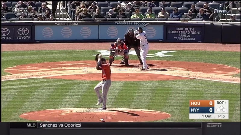 Illustration for article titled There Are Two Ninja Turtles Behind Home Plate At Yankee Stadium Thanks To John Oliver