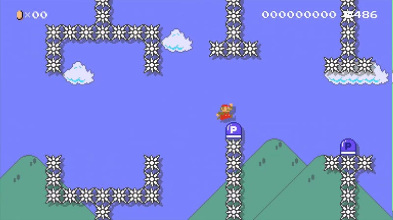 Illustration for article titled Nintendo Just Made A Maddening Change To Mario Maker's P-Switch