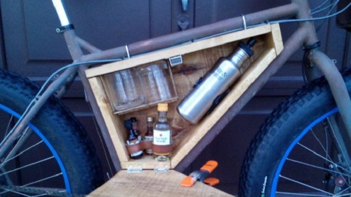 Take The Party Anywhere With A Custom Mini Bar For Your Bike