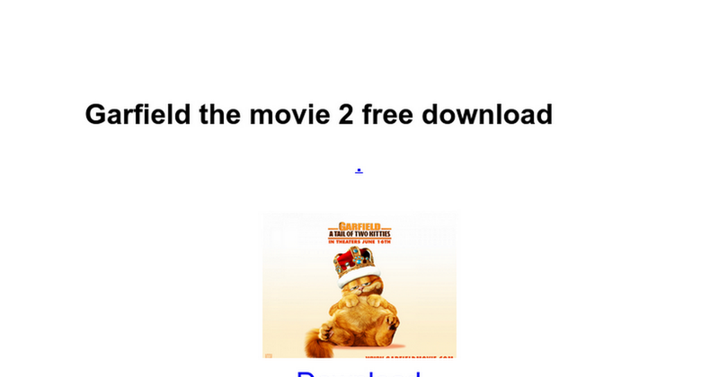 garfield a tail of two kitties movie download in tamil