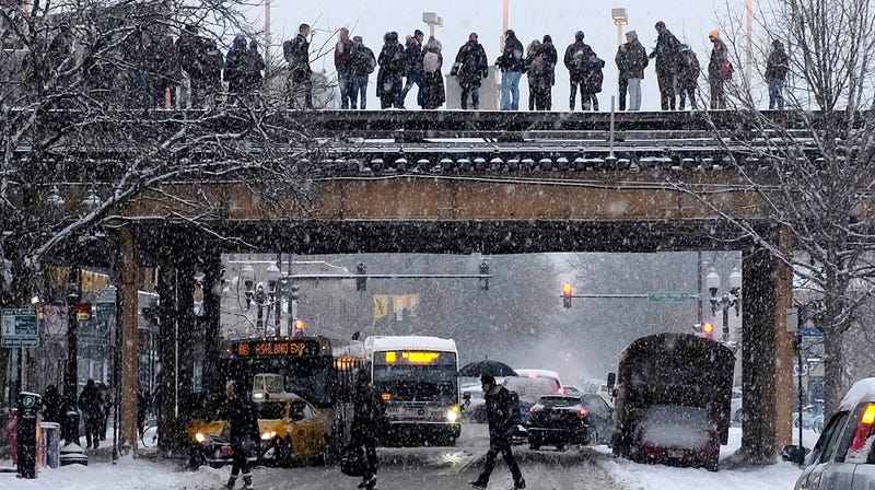 Chicago in the storm.