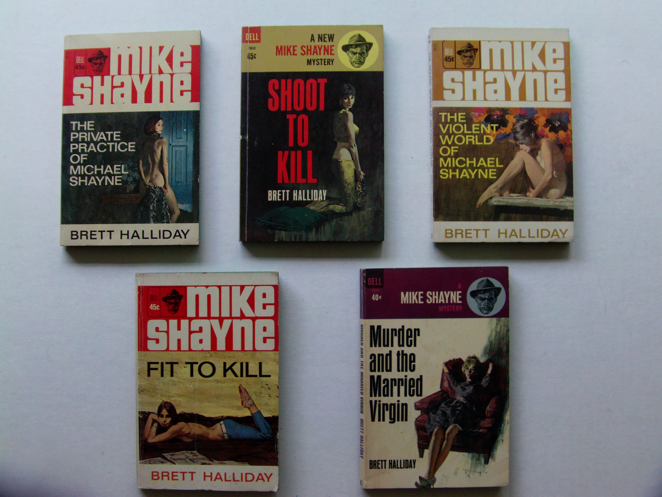 vintage crime fiction paperback covers