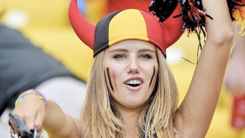 Hot Belgian World Cup Fan Has Already Lost Her L'Oreal Contract