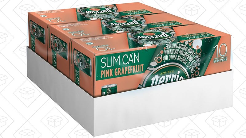 30 Cans Perrier Pink Grapefruit Mineral Water, $9 after 20% coupon