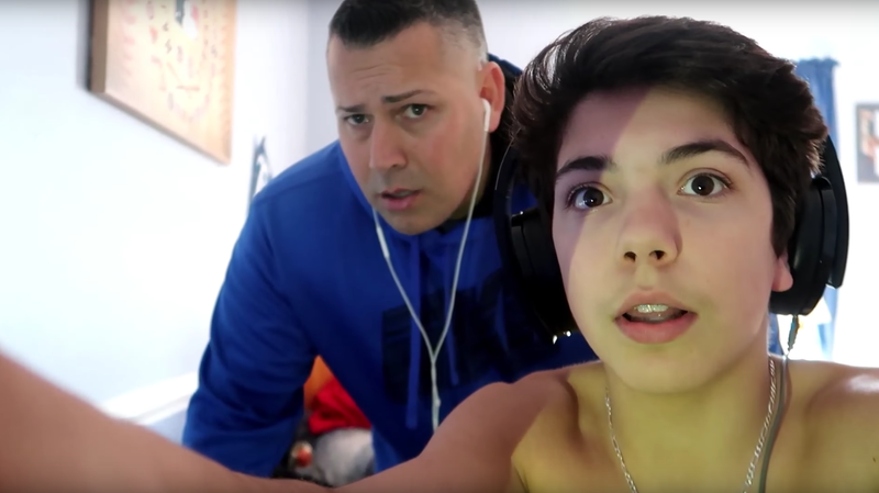 Kids On Youtube Keep Making Videos About Scamming Fortnite V Bucks - youtuber dom tracy showing his father the fortnite v bucks he purchased on his paypal
