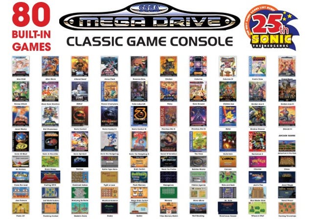 download sega genesis classics switch game list