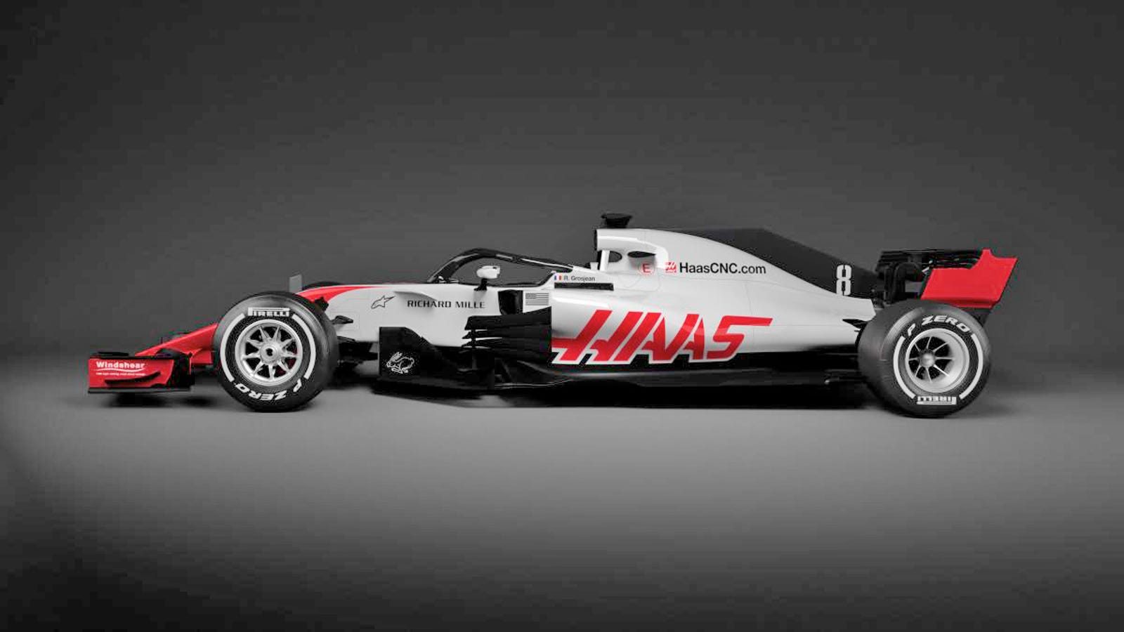 haas f1 model car