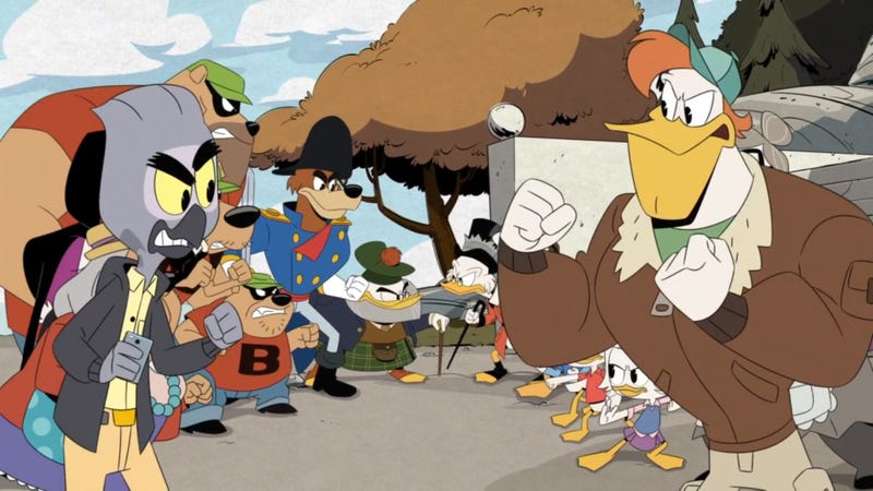 Illustration for article titled DuckTales–excuse us, GlomTales–gathers a villainous family for sweet, sweet revenge