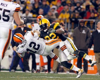 Illustration for article titled James Harrison: The Villain The NFL Wants