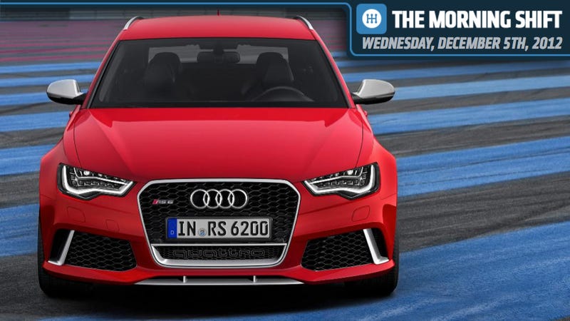 Illustration for article titled Audi's RS6 Avant Destroys Worlds, Subaru Looks At Indiana, And Mark Fields Changes History
