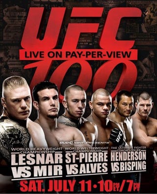Illustration for article titled UFC 100 Will Be The Biggest Event Ever!!!
