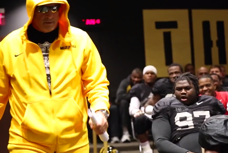 Illustration for article titled Gary Pinkel's Outfit Blows One Player's Mind